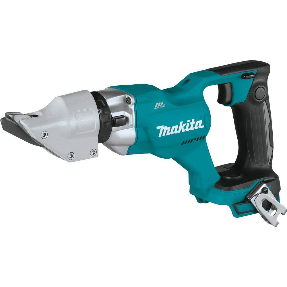 Makita 18V LXT Lithium-Ion Brushless Cordless 14 Gauge Straight Shear (Tool  Only) XSJ03Z - The Home Depot