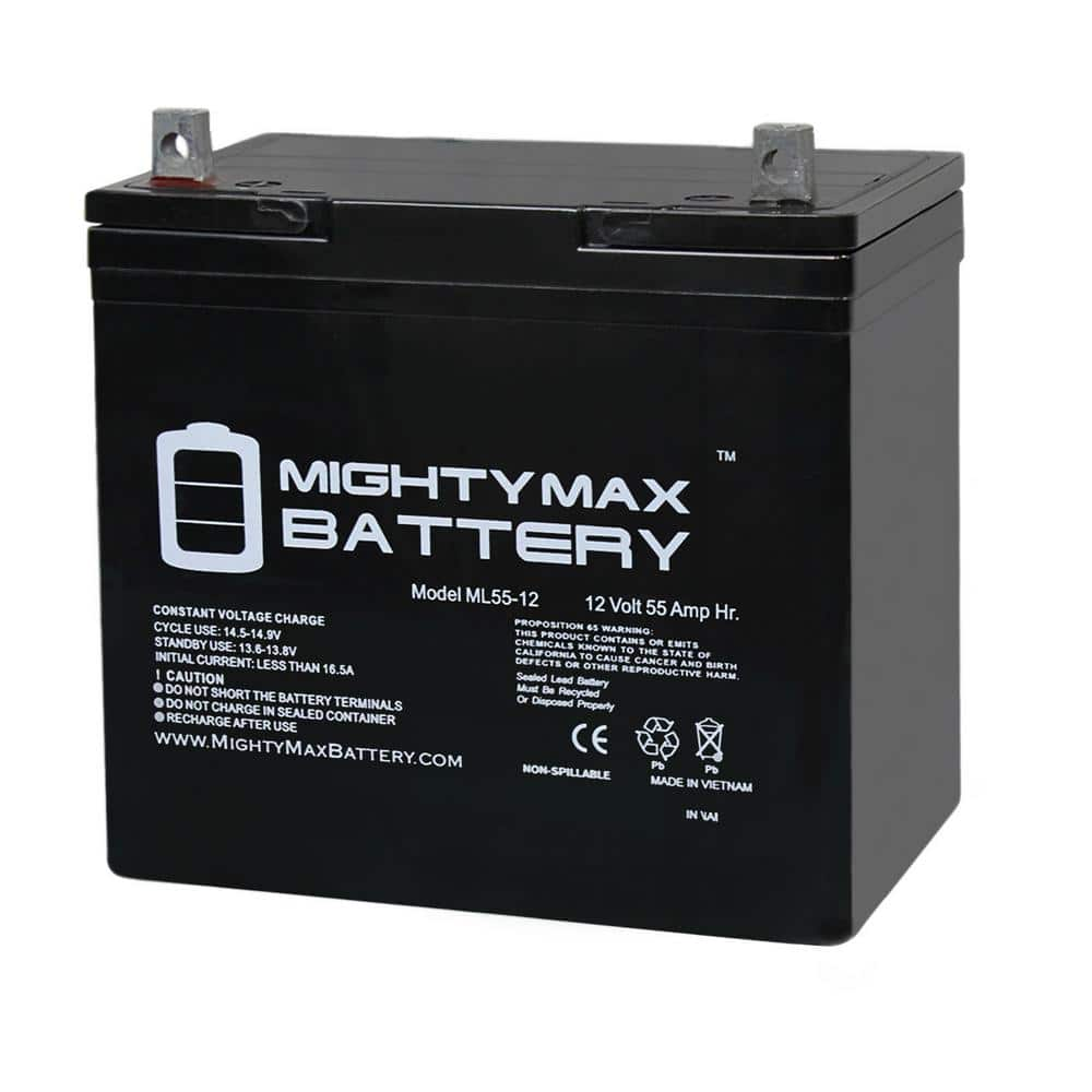 MIGHTY MAX BATTERY 12V 55Ah Jazzy Select 14 XL Jet 1 HD 2 10 12 Power ...