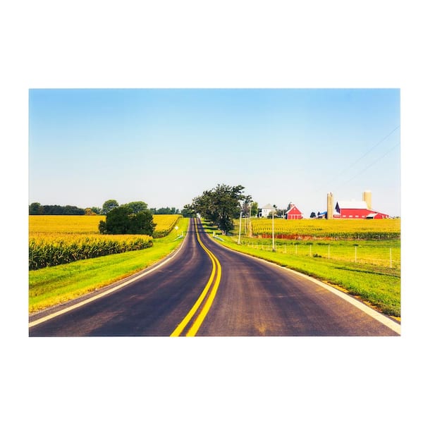 Yosemite Home Decor "Countryside" Unframed Color Nature Photography Wall Art 32 in. x 47 in .