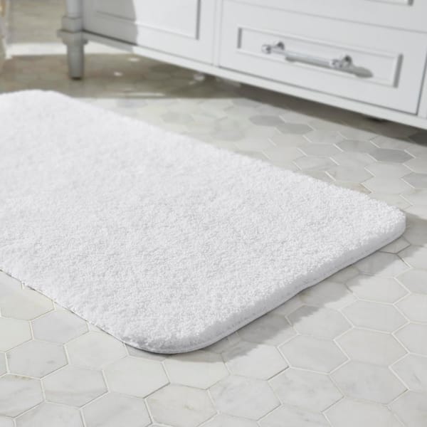 Bath Mats For Bathroom Soft Absorbent Bath Rug Simple White - Temu