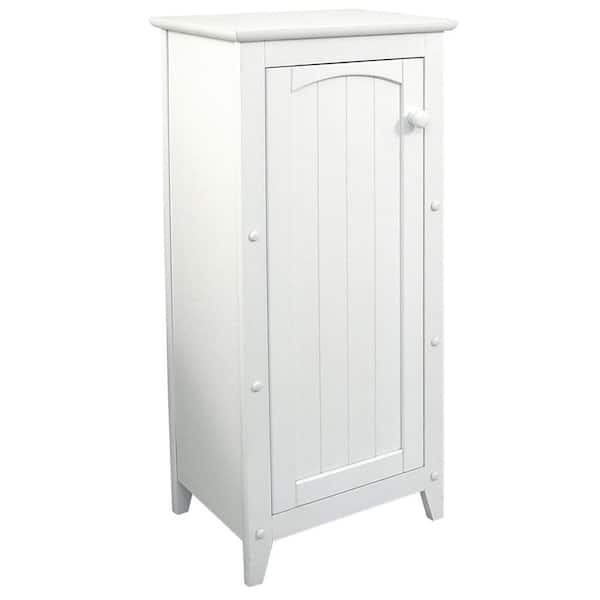 Catskill Craftsmen 16-1/2 in. W x 36 in. H x 12-1/2 in. D Bathroom Linen Storage Cabinet in White