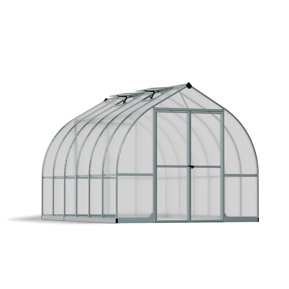 Bella 8 ft. x 12 ft. Silver/Diffused DIY Greenhouse Kit price history on PriceWatchPro