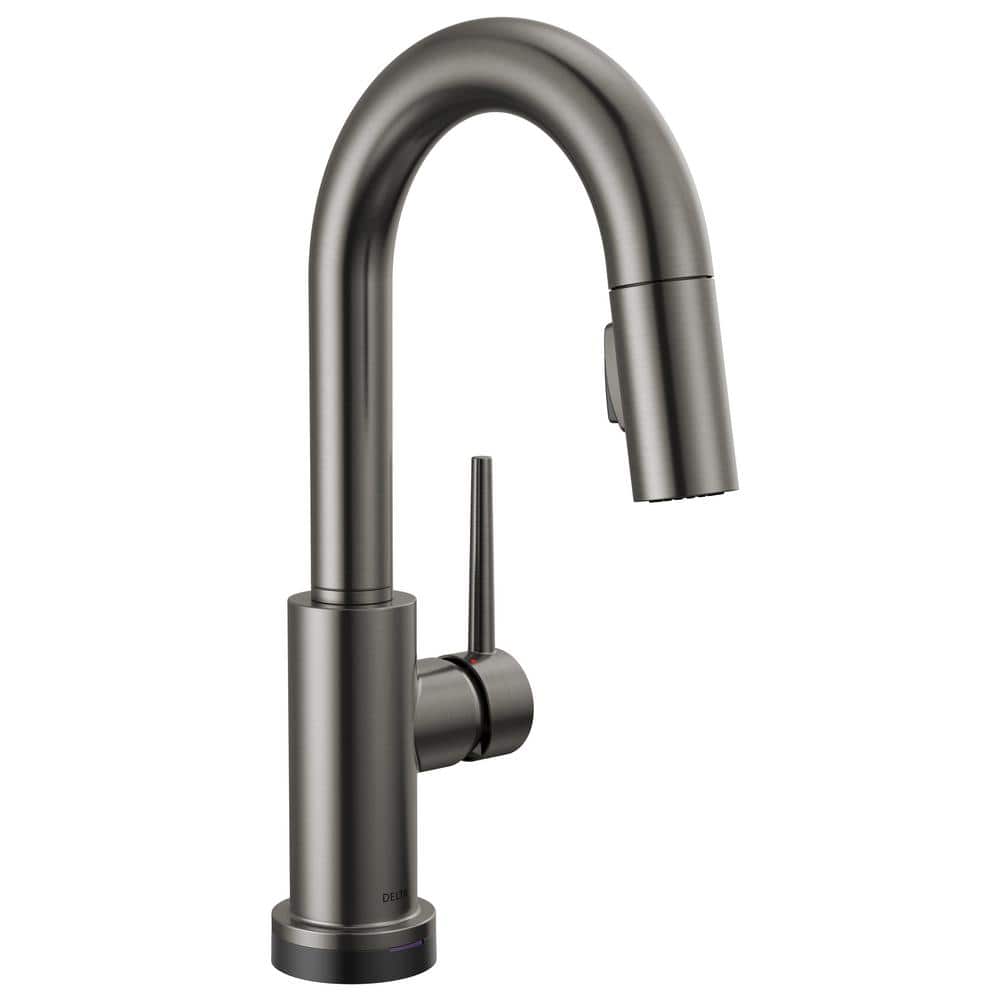 Trinsic Touch2O with Touchless Technology Single Handle Bar Faucet in Black Stainless price history on PriceWatchPro