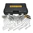 DEWALT 1/4 in. x 3/8 in. Drive Polished Chrome Mechanics Tool Set (108 ...