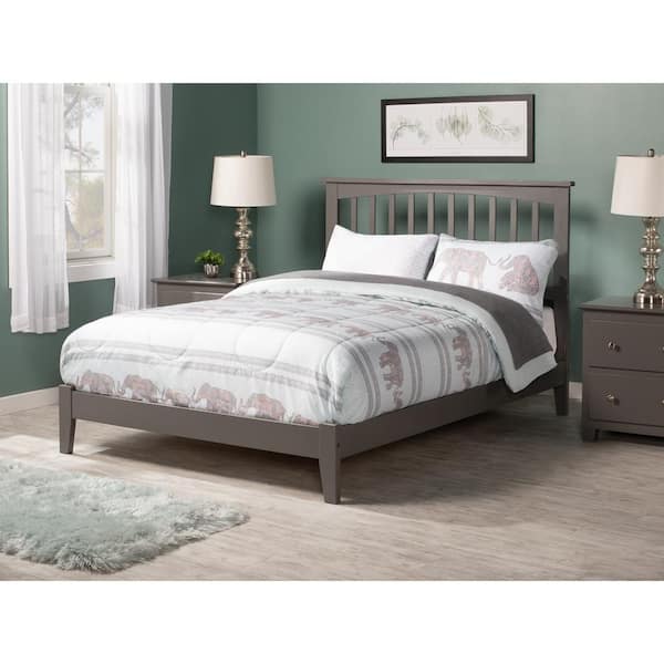 AFI Mission Full Traditional Bed in Grey