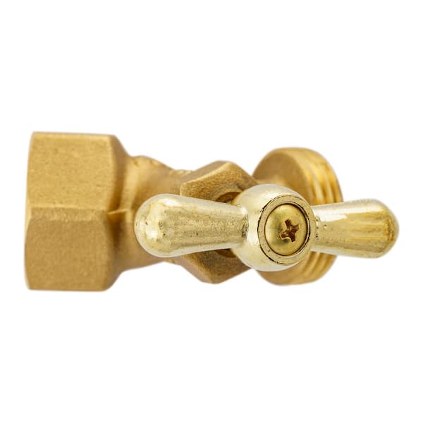 Everbilt 3/4 in. Brass MIP Hose Bibb 103-004EB - The Home Depot