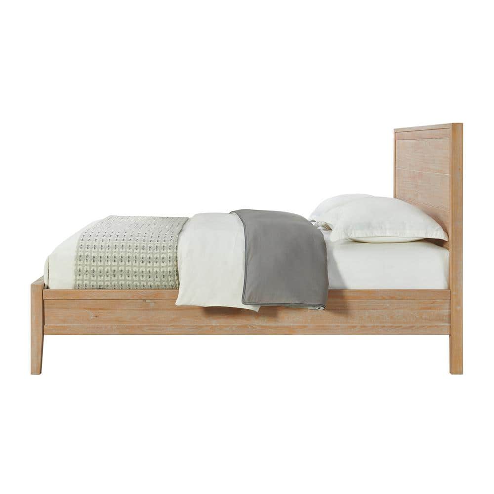Arden Panel Wood King Bed in Light Driftwood (81 in. W x 86 in. D x 50 in. H - thumbnail 10