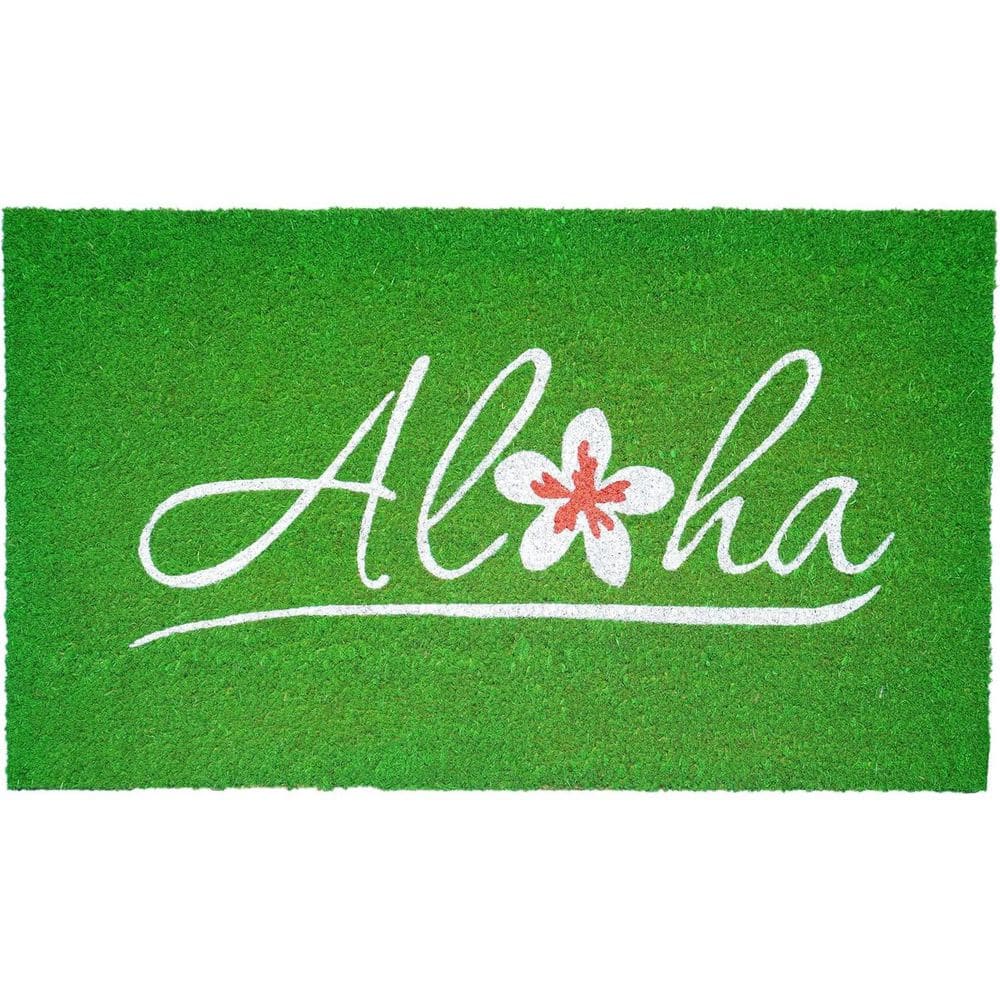Multi-Colored 29 in. x 17 in. Coir Outdoor Door Mat price history on PriceWatchPro