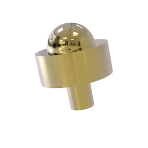 1-1/2 in. Cabinet Knob in Unlacquered Brass
