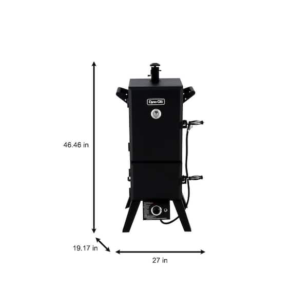 Outdoor Gas Smoker, 30 inch Vertical Propane Smoker, LP Gas Smoker