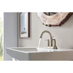 Westchester 4 in. Centerset 2-Handle Bathroom Faucet in Brushed Nickel
