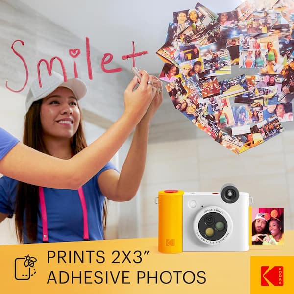 Kodak Smile Plus Wireless 2x3 Digital Instant Print Camera with