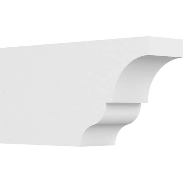 Ekena Millwork 4 in. x 8 in. x 16 in. Asheboro PVC Rafter Tail Brace