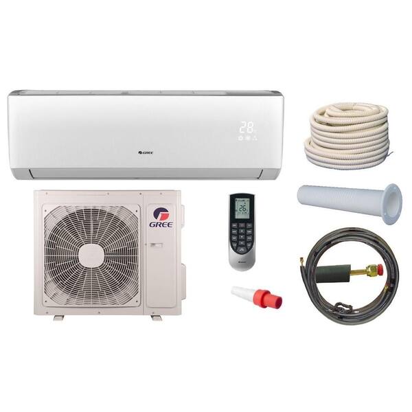 GREE Vireo 18,000 BTU 1.5 Ton Ductless Mini Split Air Conditioner and Heat Pump Kit - 208-230V/60Hz