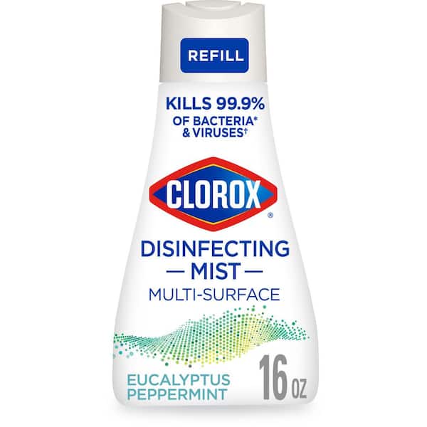 Clorox 16 oz. Eucalyptus Peppermint Scent Disinfecting Mist Spray All-Purpose Refill