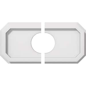 12 in. x 6 in. x 1 in. Emerald Architectural Grade PVC Contemporary Ceiling Medallion (2-Piece)