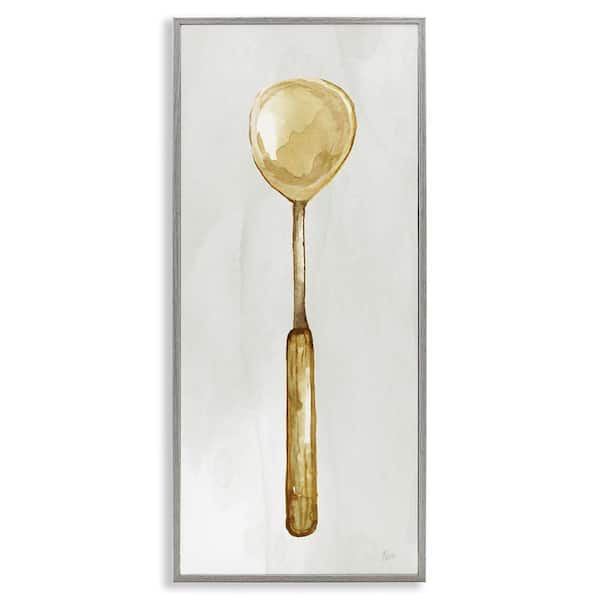 Stupell Industries Rustic Kitchen Utensil by Nan Gray Framed Food Giclee Art Print 30 in. x 13 in.