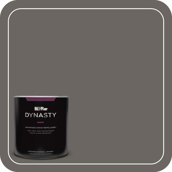 BEHR DYNASTY 1 qt. #790F-6 Trail Print Eggshell Enamel Interior Stain-Blocking Paint and Primer