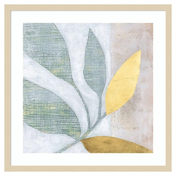 Amanti Art Veiled Garden I by Vanna Lam 25 in. W x 25 in. H. Wood Framed Wall Art Print Framed in Brown