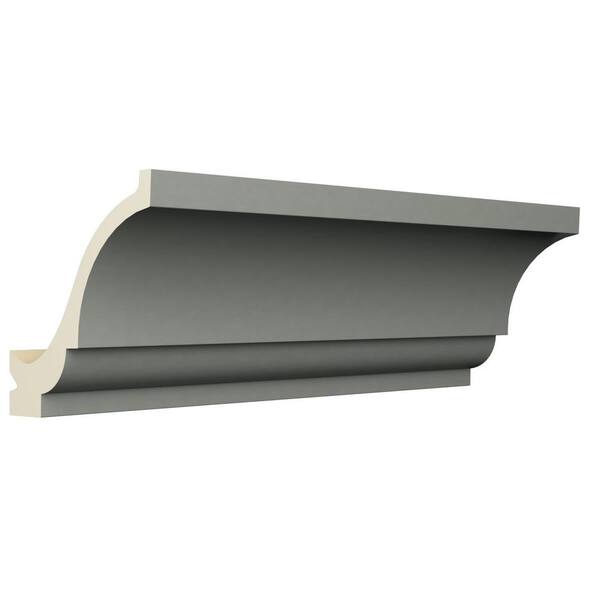 Ekena Millwork Eleanor 5.75 in. D x 8.125 in. W x 94.5 in. L Polyurethane Crown Moulding