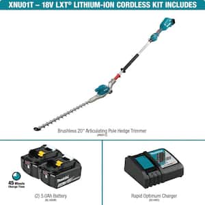 LXT 18V Lithium-Ion Brushless 20 in. Articulating Pole Hedge Trimmer Kit (5.0 Ah)