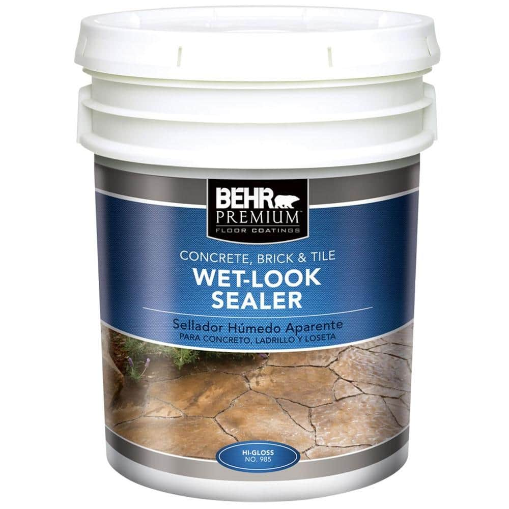 Perma-Crete Color Seal 5 gal. PPG1173-7 Magic Spell Satin Interior/Exterior  Concrete Stain PPG1173-7PC-5SA - The Home Depot