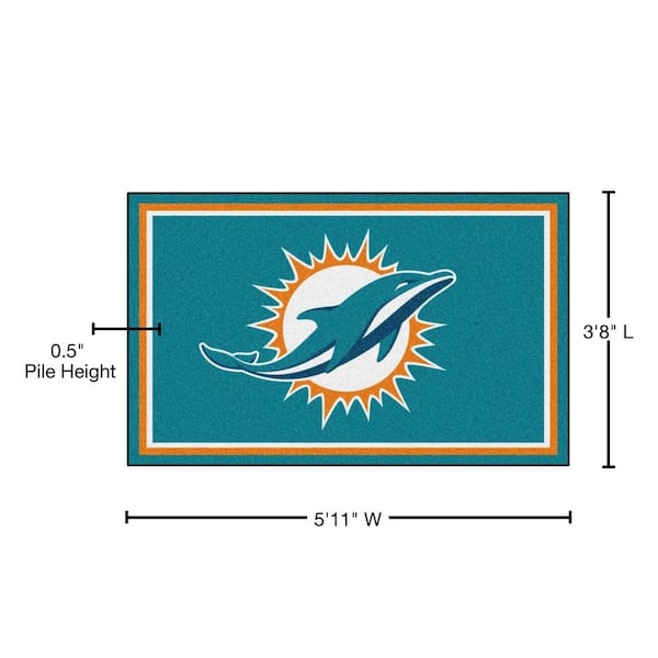 FANMATS Miami Dolphins All-Star Rug