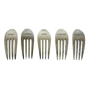 Rustic Cheese Fork Marker Set