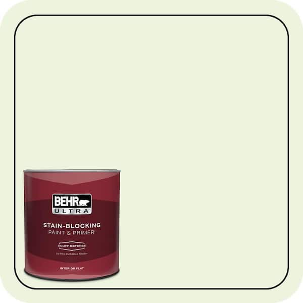 BEHR ULTRA 1 qt. #430C-1 White Willow Extra Durable Flat Interior Paint & Primer