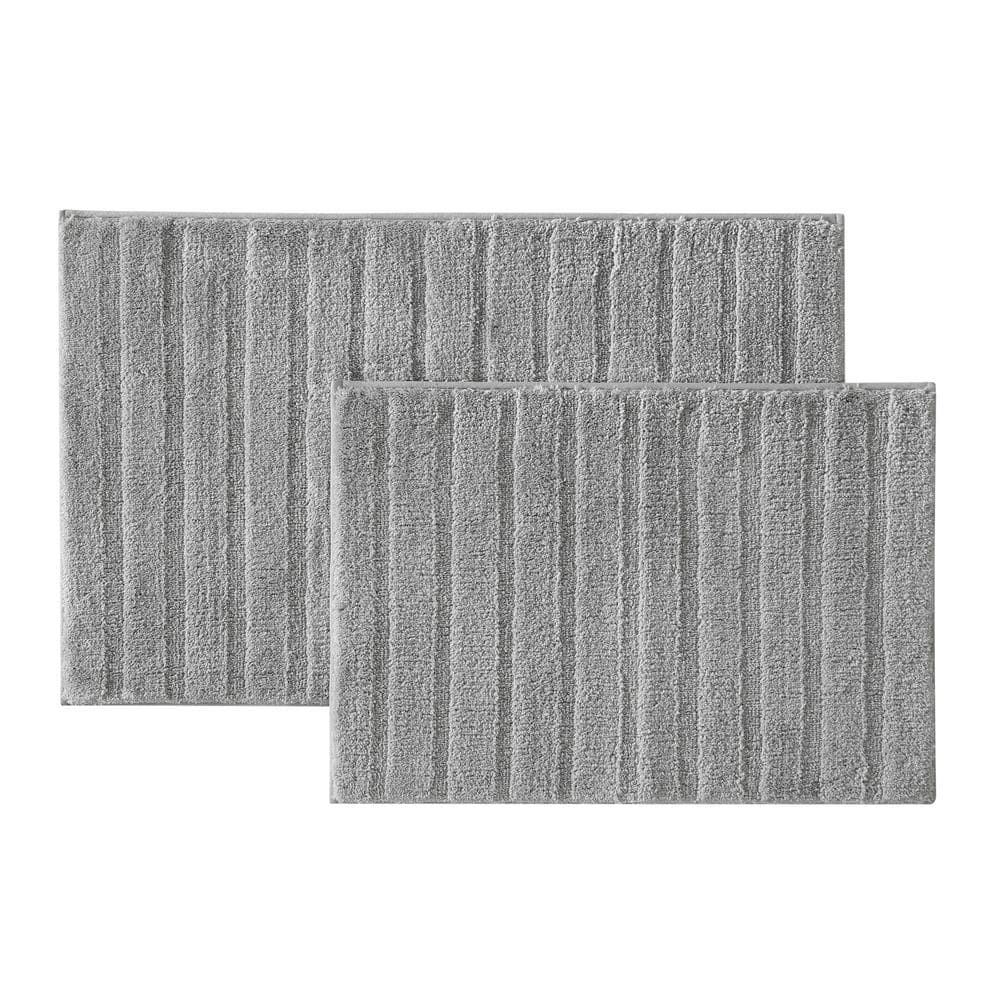 Nautica Shelly Reef Gray Polyester 2-Piece Bath Rug Set USHS6D1258764 ...