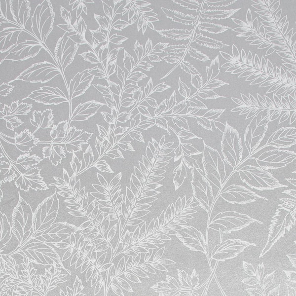 Unbranded Blade Silver Strippable Removable Wallpaper
