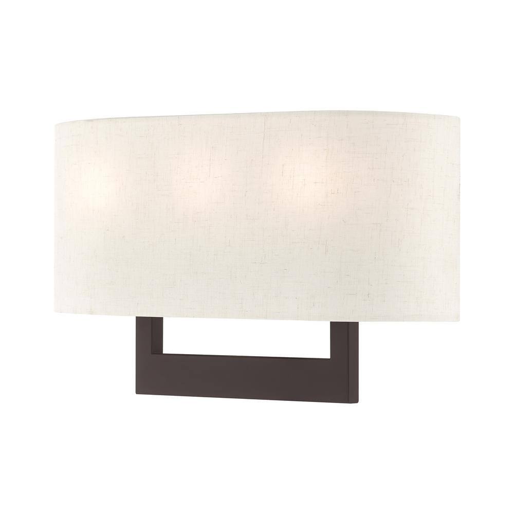 Bronze 3-Light Direct Wired Electric Wall Sconce