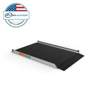 GATEWAY 3G 5 ft. Aluminum Solid Surface Black Wheelchair Ramp