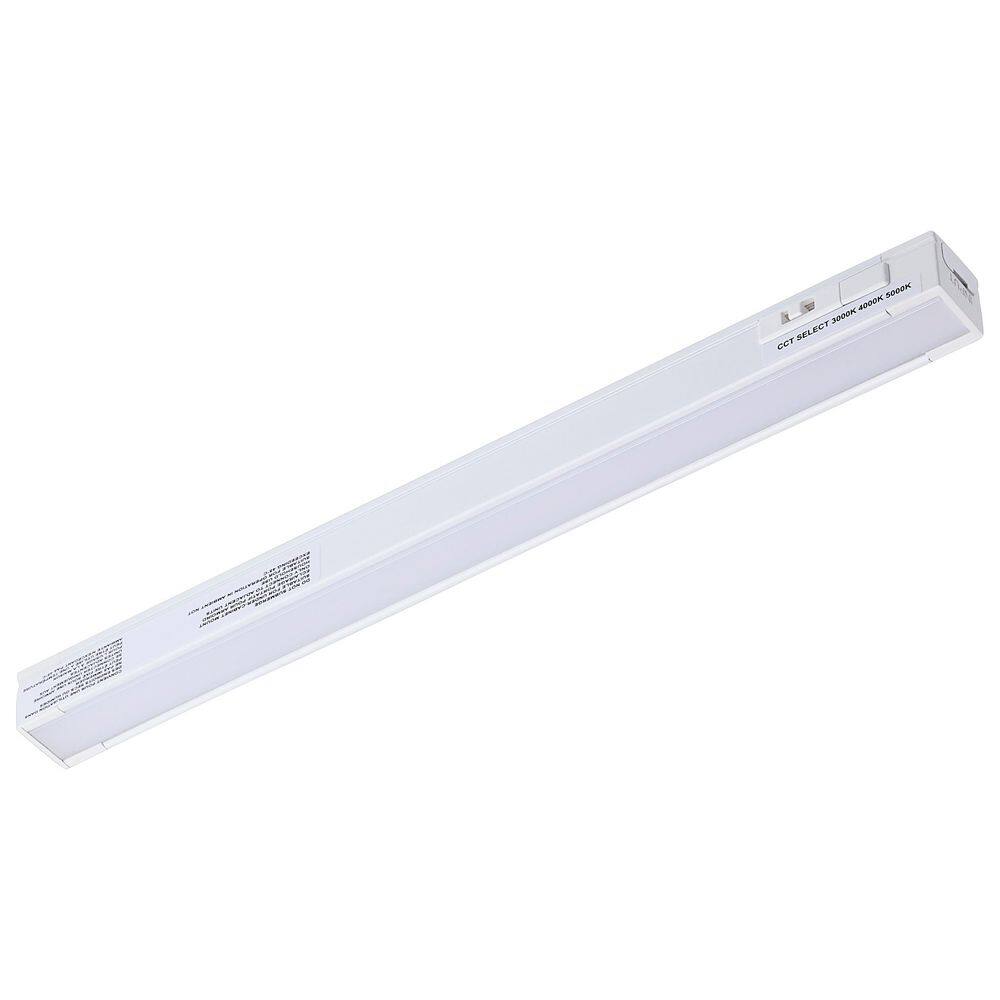 10 in. Hardwired White Integrated LED 4-Watt 30K/40K/50K CCT Selectable 250 Lumens Linkable Under Cabinet Light price history on PriceWatchPro