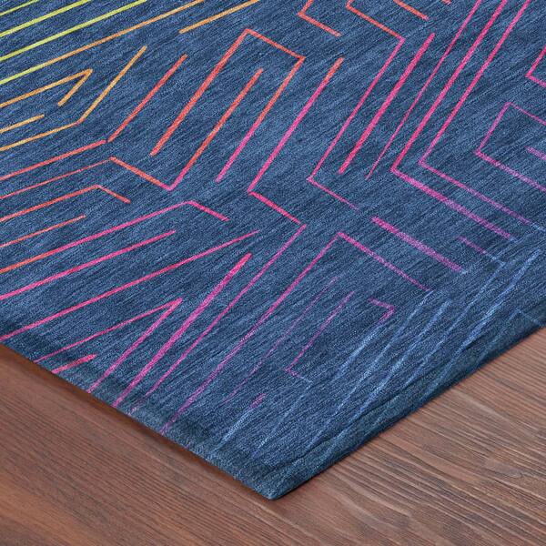 Chantille Machine Washable Indoor/Outdoor Abstract ACN2830 Baltic 10 ft. x 14 ft. Area Rug