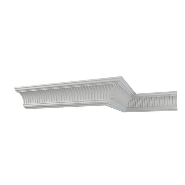 Elizabeth 4.75 in. D x 6.625 in. W x 96 in. L Polyurethane Crown Moulding