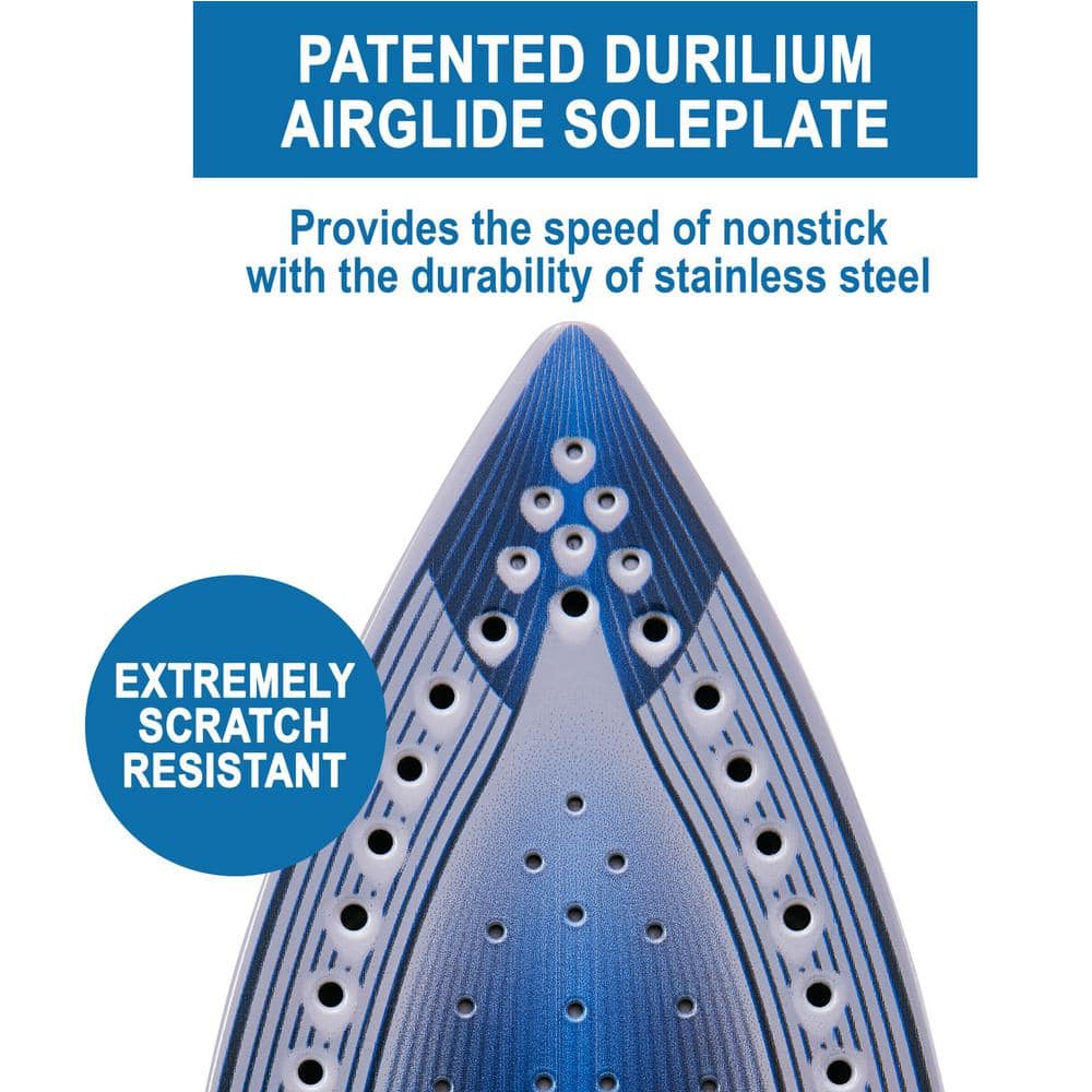 T-fal Blue Express Steam Iron with Durilium Soleplate