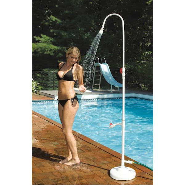 Swimline HydroTools Swimming Pool Spa Poolside PVC Hose Hookup Shower Ball Valve
