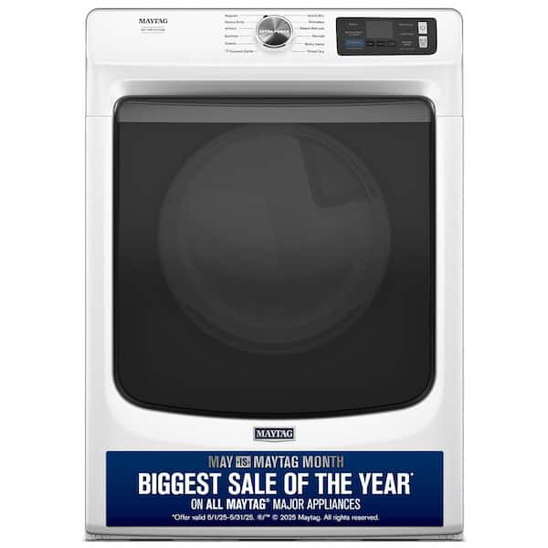 7.4 cu. ft. vented Front Load Electric Dryer in White with Pet Pro Option