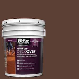 5 gal. #SC-129 Chocolate Smooth Solid Color Exterior Wood and Concrete Coating