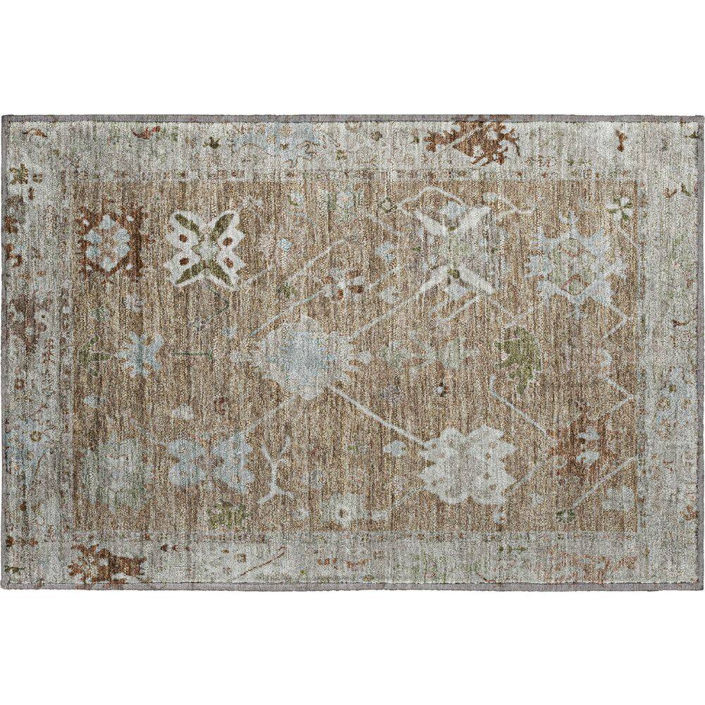 Mayfield Premium Machine Washable Abstract AMF2025 Brown 2 ft. x 3 ft. Accent Rug price history on PriceWatchPro