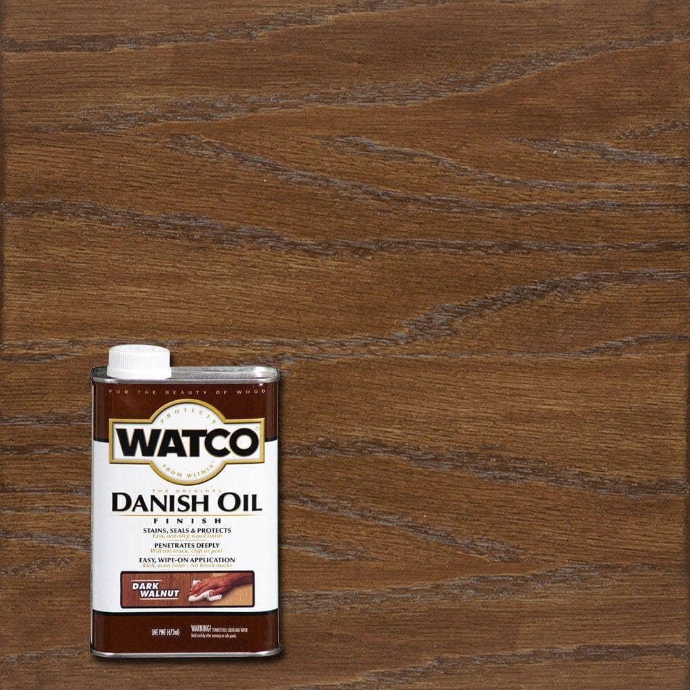 1 Pt Dark Walnut 350 Voc Danish Oil, Danish Oil Hardwood Floors