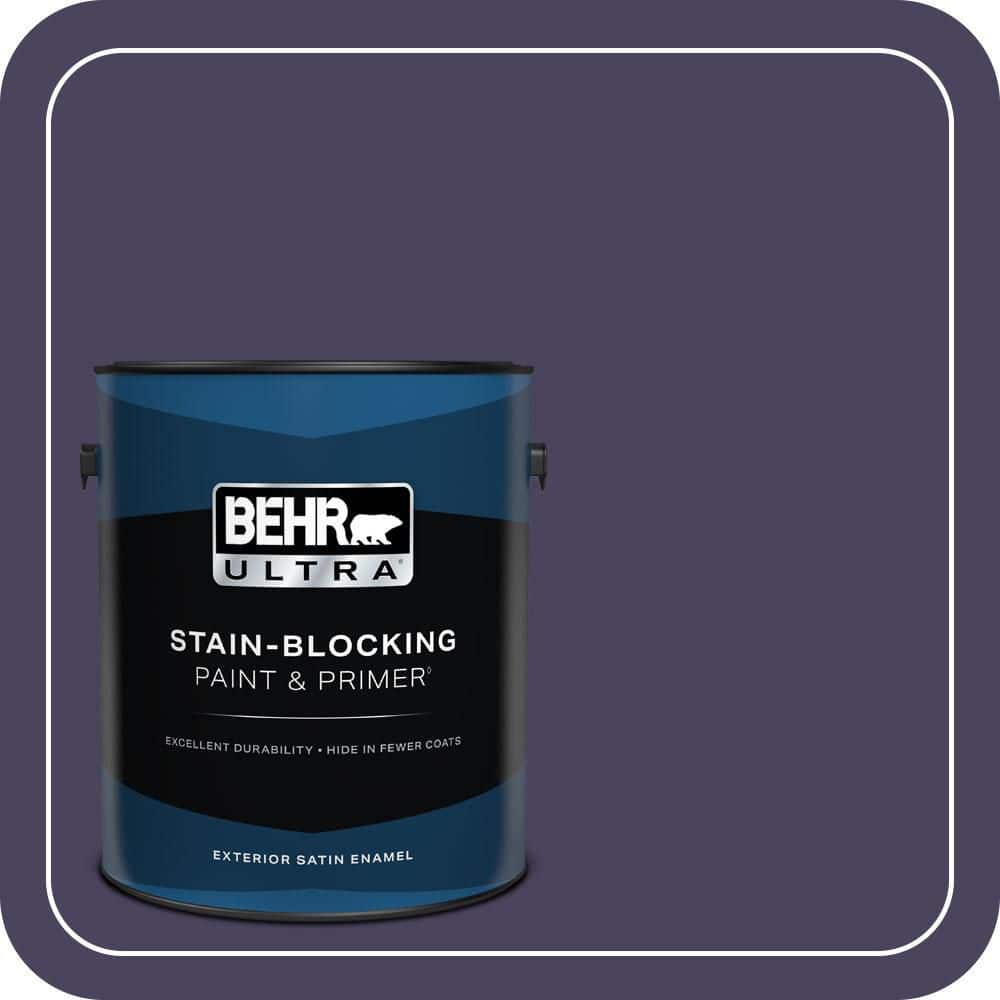 1 gal. #S-H-640 Purple Blanket Satin Enamel Exterior Paint & Primer price history on PriceWatchPro