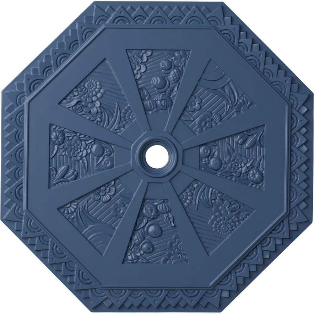"1-1/8"" x 29-1/8"" x 29-1/8"" Polyurethane Spring Octagonal Ceiling Medallion, Hand-Painted Americana" price history on PriceWatchPro