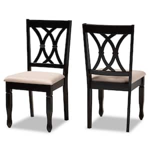 Reneau Sand Wood Brown Dining Chairs (Set of 2)