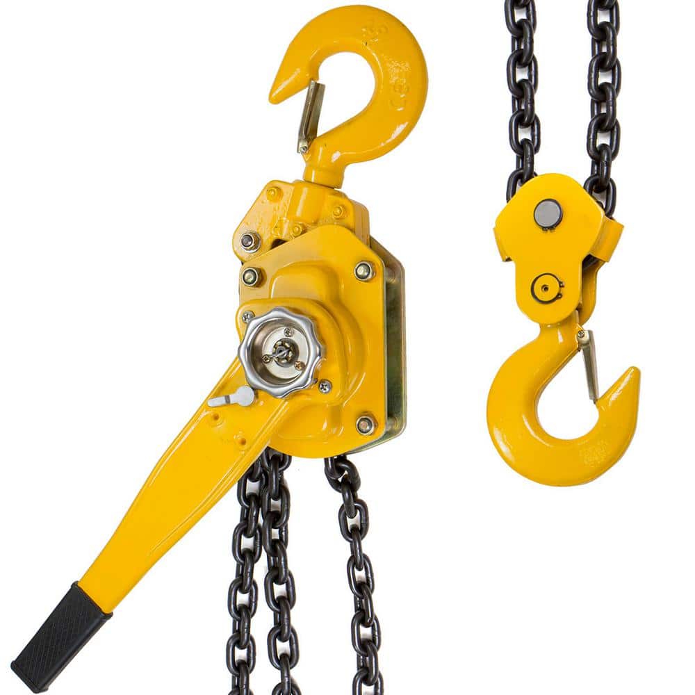 XtremepowerUS 10 ft. 6Ton Steel Block Chain Lever Hoist Puller Lifter
