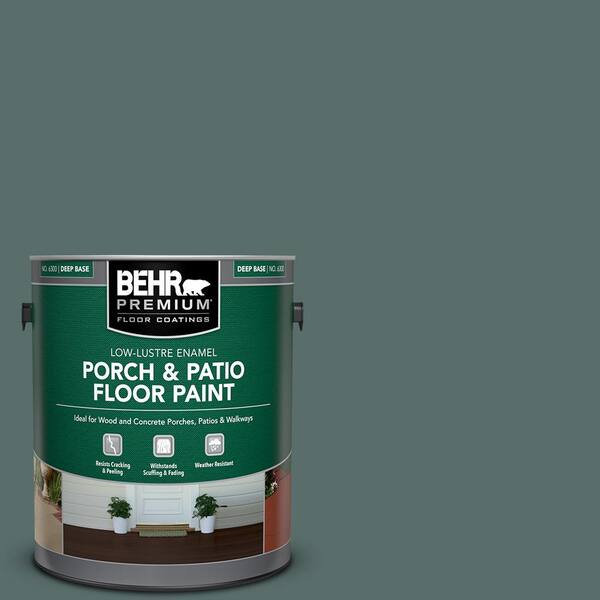BEHR PREMIUM 1 gal. #N430-6 Meteorological Low-Lustre Enamel Interior/Exterior Porch and Patio Floor Paint