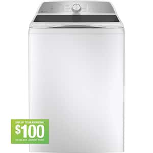 Profile 5.0 cu. ft. High-Efficiency Smart Top Load Washer in White with Microban Technology, ENERGY STAR