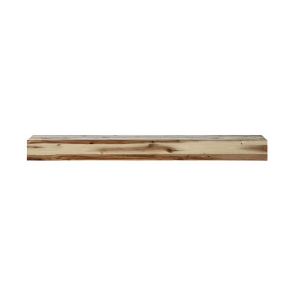 Pearl Mantels 6 ft. Natural Cap-Shelf Mantel