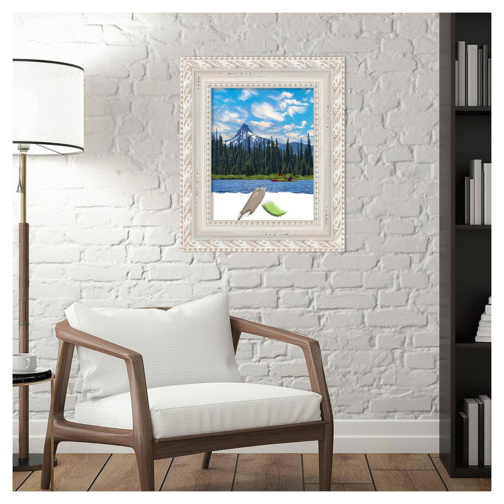 Opera Off White Distressed Wood Picture Frame 11x14